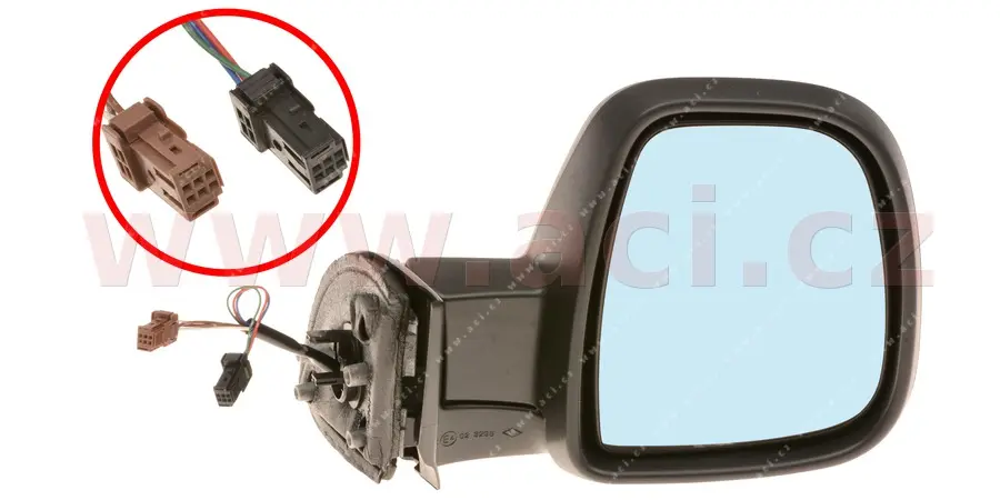 Vnější zpětné zrcátko VAN WEZEL 0906808
