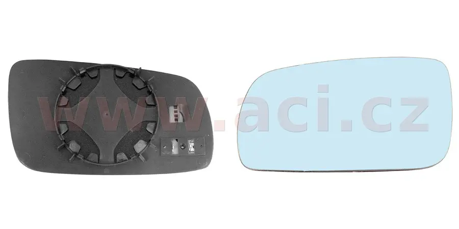 Sklo do zrcátka, vnější zrcátko VAN WEZEL 0323835