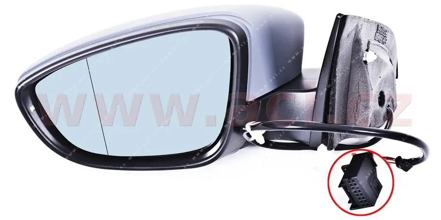 Vnější zpětné zrcátko VAN WEZEL 5841807