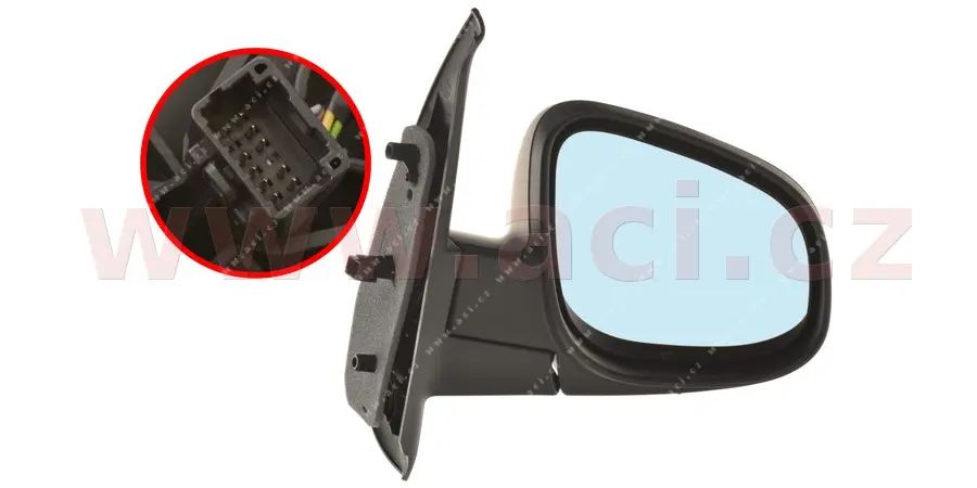Vnější zpětné zrcátko VAN WEZEL 4412818