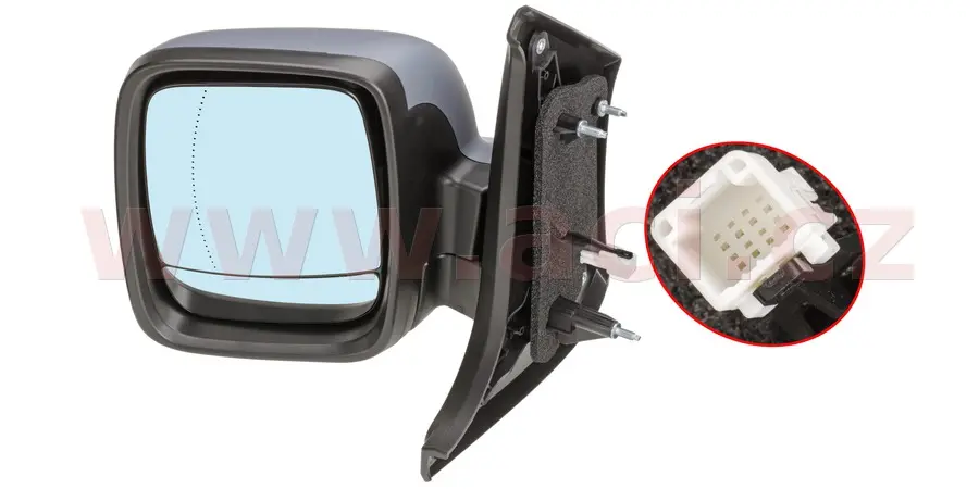 Vnější zpětné zrcátko VAN WEZEL 3891807