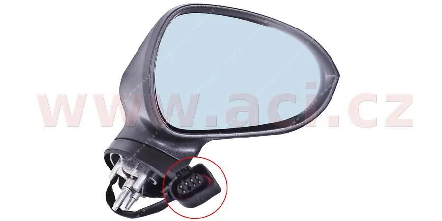 Vnější zpětné zrcátko VAN WEZEL 4940808