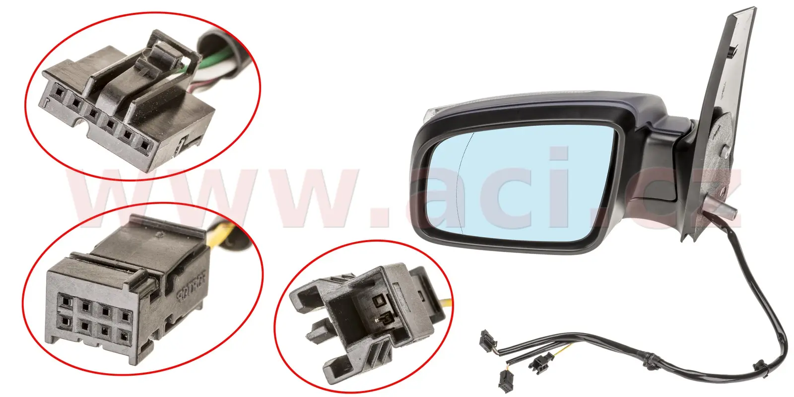 Vnější zpětné zrcátko VAN WEZEL 3081825