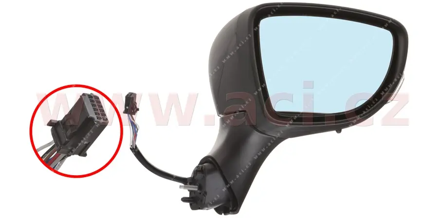 Vnější zpětné zrcátko VAN WEZEL 4373806