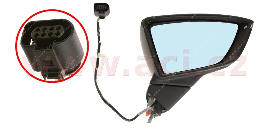 Vnější zpětné zrcátko VAN WEZEL 4946808
