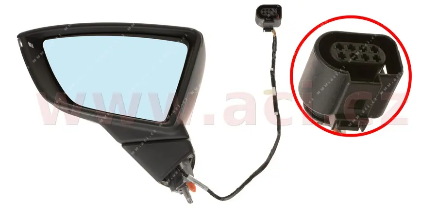 Vnější zpětné zrcátko VAN WEZEL 4946807