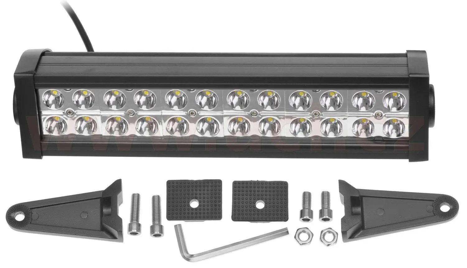 LED pracovní světlo 72 W, napětí 9-36 V, (24 LED Epistar), svět. tok 7200 lm, délka 400 mm