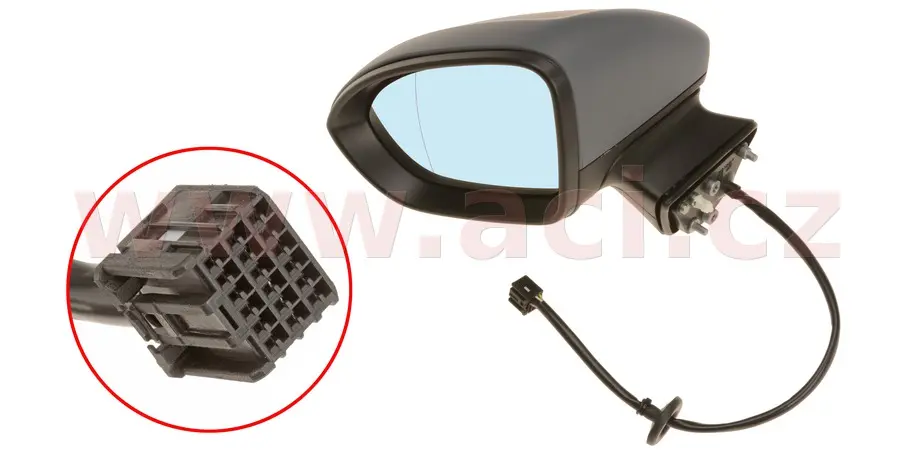 Vnější zpětné zrcátko VAN WEZEL 3810817