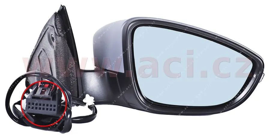 Vnější zpětné zrcátko VAN WEZEL 5740808