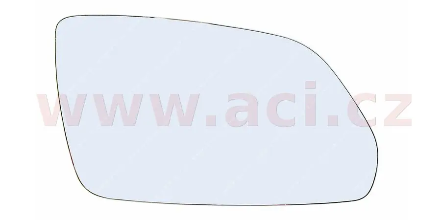 Sklo do zrcátka, vnější zrcátko VAN WEZEL 5828836