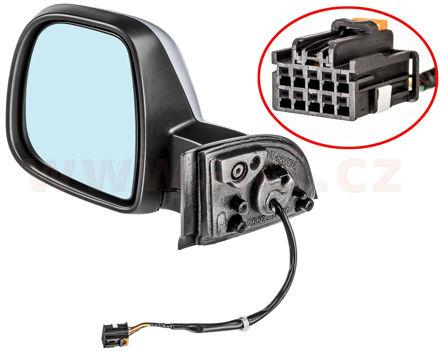 Vnější zpětné zrcátko VAN WEZEL 0991807