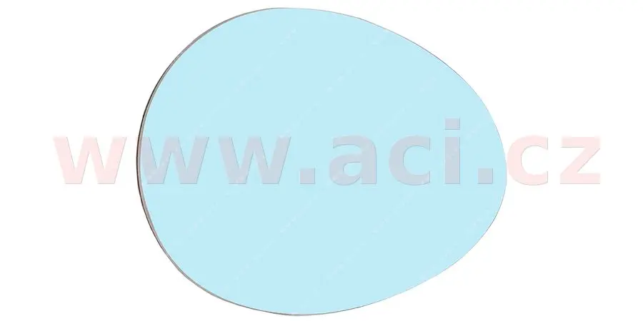Sklo do zrcátka, vnější zrcátko VAN WEZEL 0156837