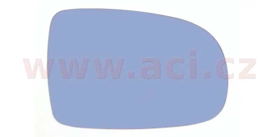 Sklo do zrcátka, vnější zrcátko VAN WEZEL 3777832