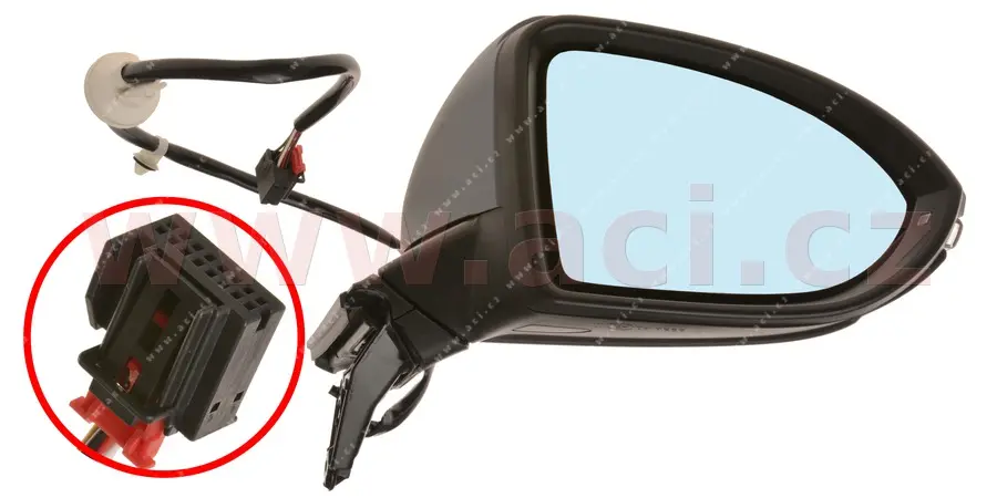 Vnější zpětné zrcátko VAN WEZEL 5766808