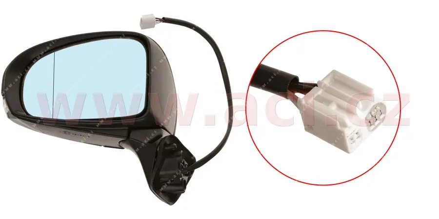 Vnější zpětné zrcátko VAN WEZEL 5467807