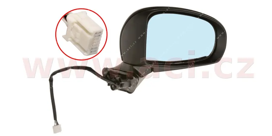 Vnější zpětné zrcátko VAN WEZEL 5467808