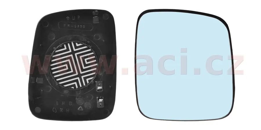 Sklo do zrcátka, vnější zrcátko VAN WEZEL 5874836