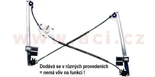 Zvedací zařízení oken VAN WEZEL 4917261