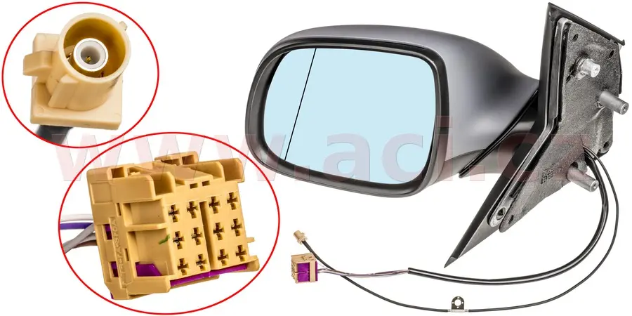 Vnější zpětné zrcátko VAN WEZEL 5791807
