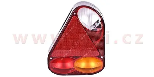 zadní světlo výška 220 mm gumová průchodka pro kabeláž, L