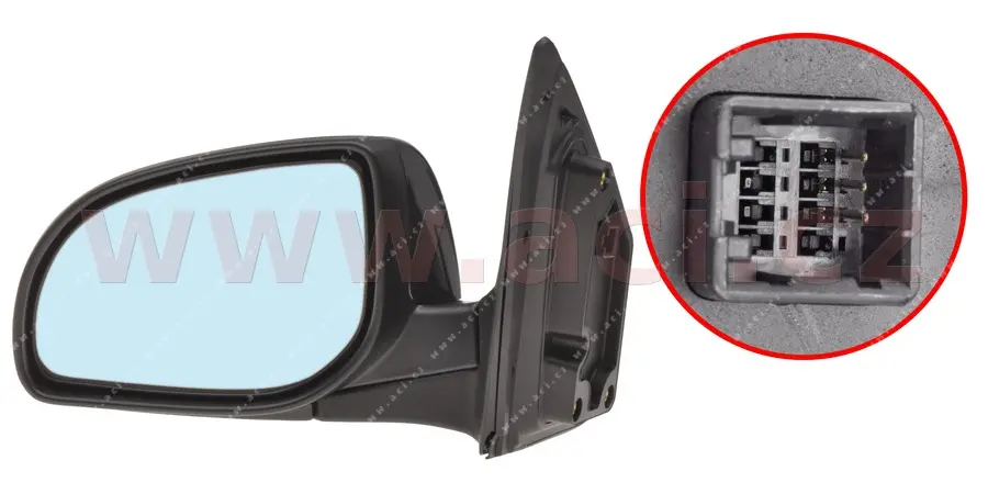 Vnější zpětné zrcátko VAN WEZEL 8238805