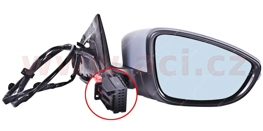 Vnější zpětné zrcátko VAN WEZEL 5849808