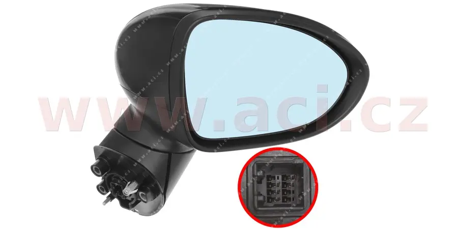 Vnější zpětné zrcátko VAN WEZEL 8323808