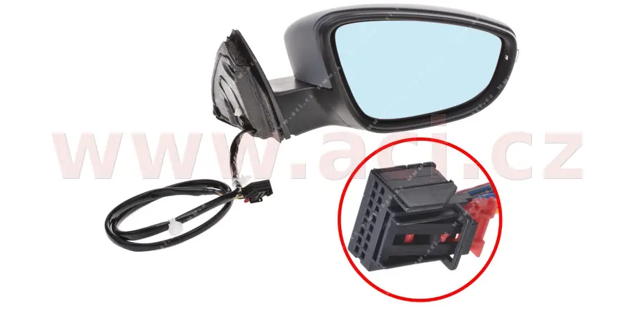 Vnější zpětné zrcátko VAN WEZEL 5740818