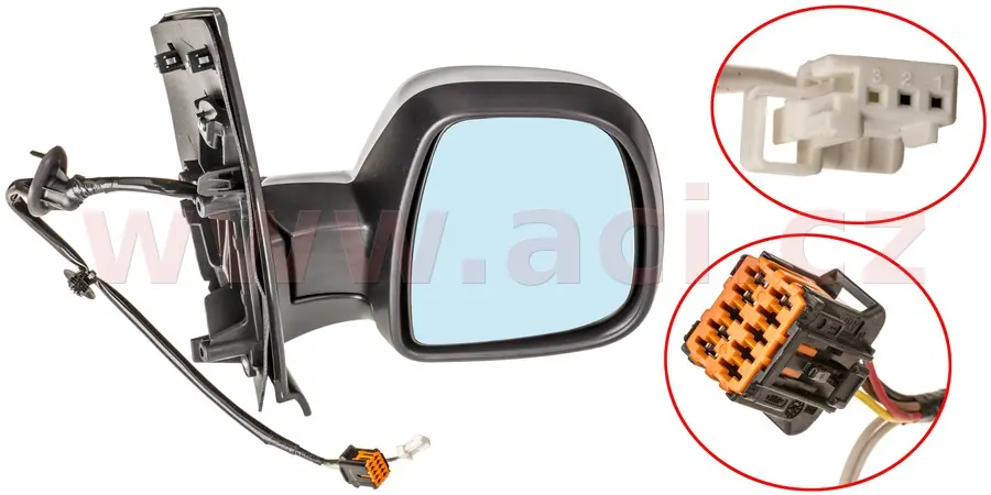 Vnější zpětné zrcátko VAN WEZEL 0944808
