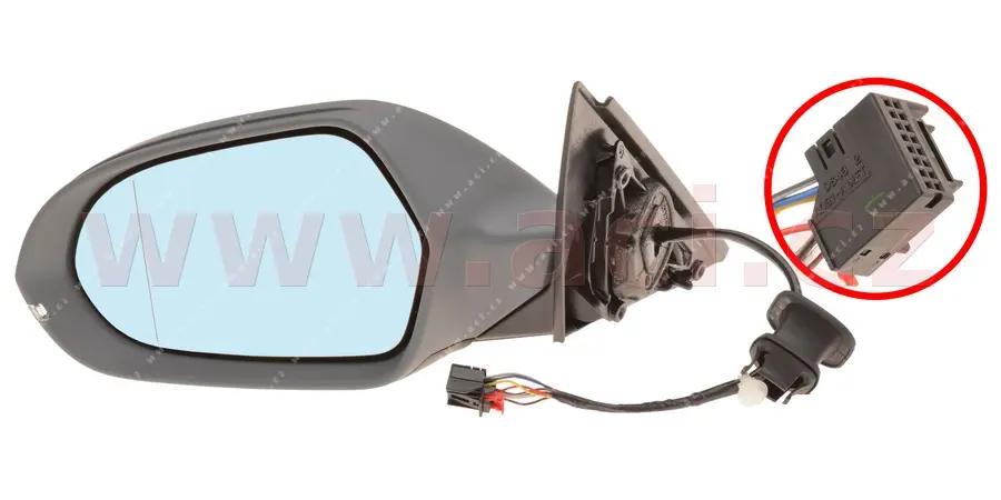 Vnější zpětné zrcátko VAN WEZEL 0342807