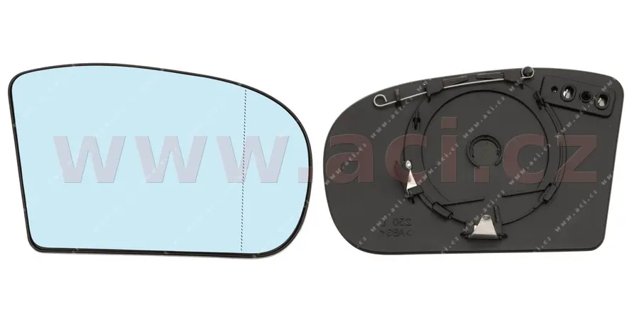 Sklo do zrcátka, vnější zrcátko VAN WEZEL 3032838