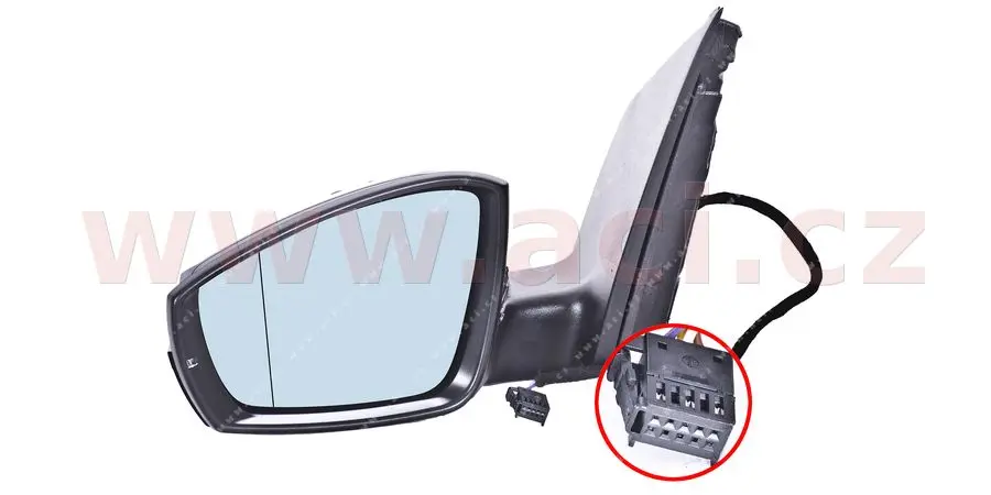 Vnější zpětné zrcátko VAN WEZEL 5829817