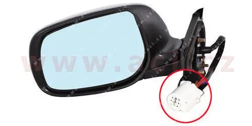 Vnější zpětné zrcátko VAN WEZEL 5432807