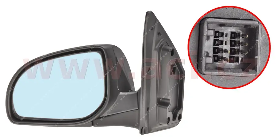 Vnější zpětné zrcátko VAN WEZEL 8238807