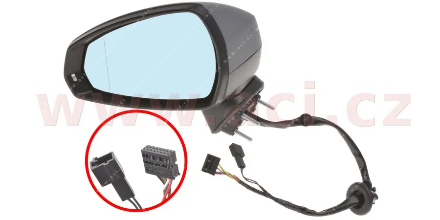 Vnější zpětné zrcátko VAN WEZEL 0337807