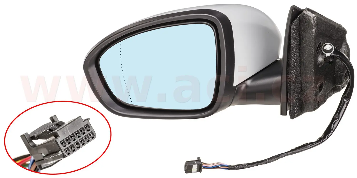 Vnější zpětné zrcátko VAN WEZEL 4407807