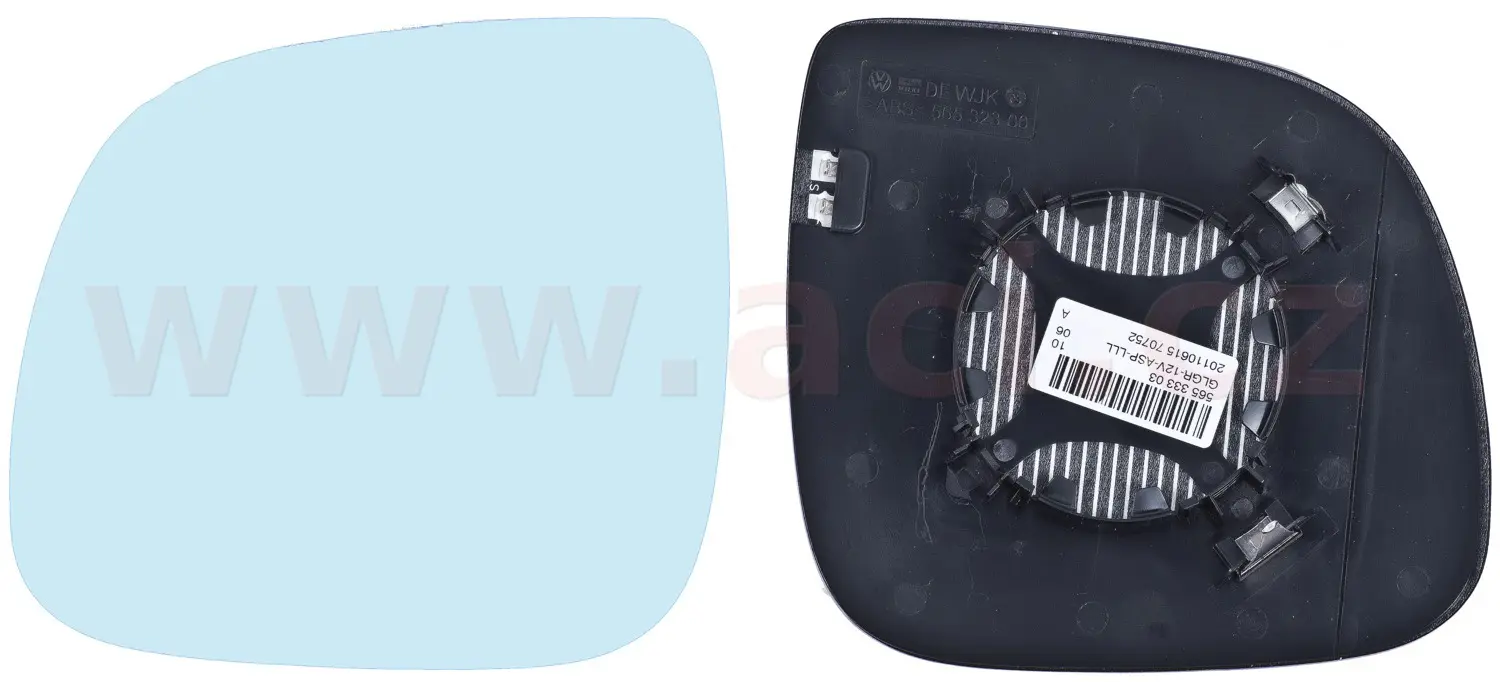 Sklo do zrcátka, vnější zrcátko VAN WEZEL 5790837