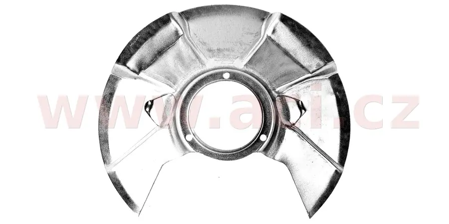 Ochranný plech proti rozstřikování, brzdový kotouč VAN WEZEL 5858371