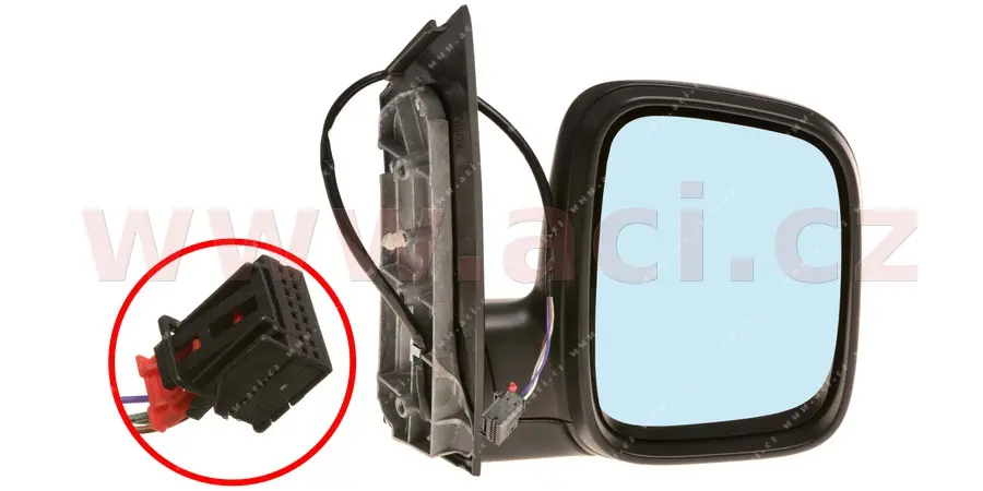 Vnější zpětné zrcátko VAN WEZEL 5867808