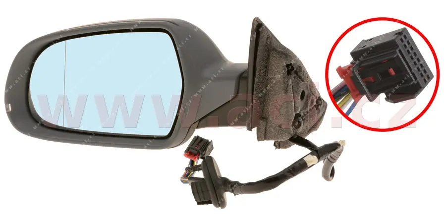 Vnější zpětné zrcátko VAN WEZEL 0338815