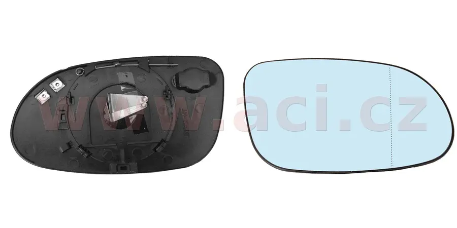 Sklo do zrcátka, vnější zrcátko VAN WEZEL 3014838
