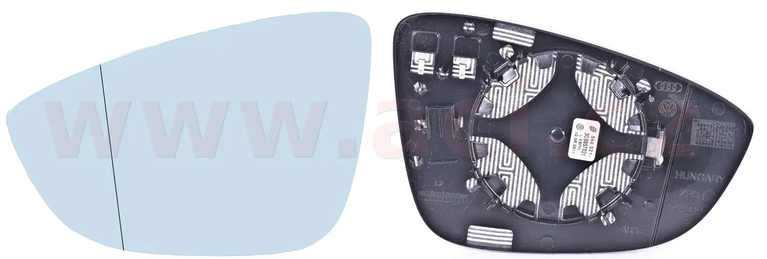 Sklo do zrcátka, vnější zrcátko VAN WEZEL 5849837