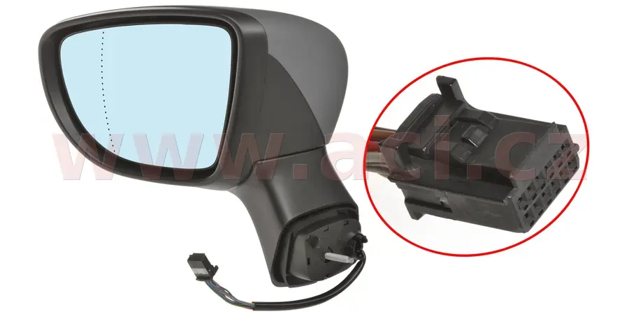 Vnější zpětné zrcátko VAN WEZEL 4386817
