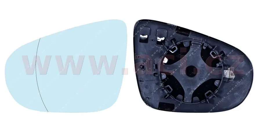 Sklo do zrcátka, vnější zrcátko VAN WEZEL 5863837