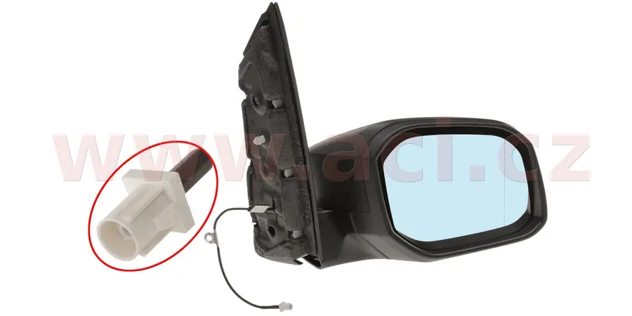 Vnější zpětné zrcátko VAN WEZEL 5854802