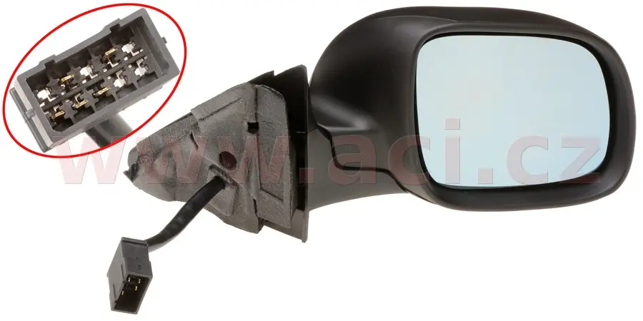 Vnější zpětné zrcátko VAN WEZEL 0323808