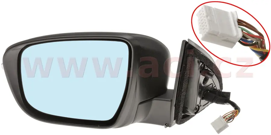 Vnější zpětné zrcátko VAN WEZEL 3391827
