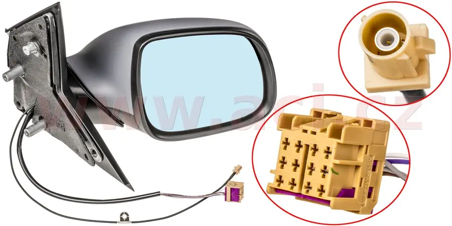 Vnější zpětné zrcátko VAN WEZEL 5791808