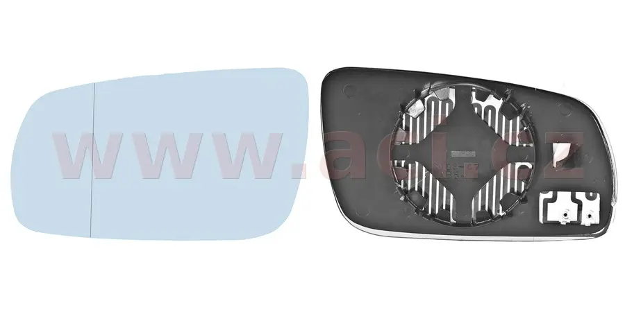 Sklo do zrcátka, vnější zrcátko VAN WEZEL 5836837