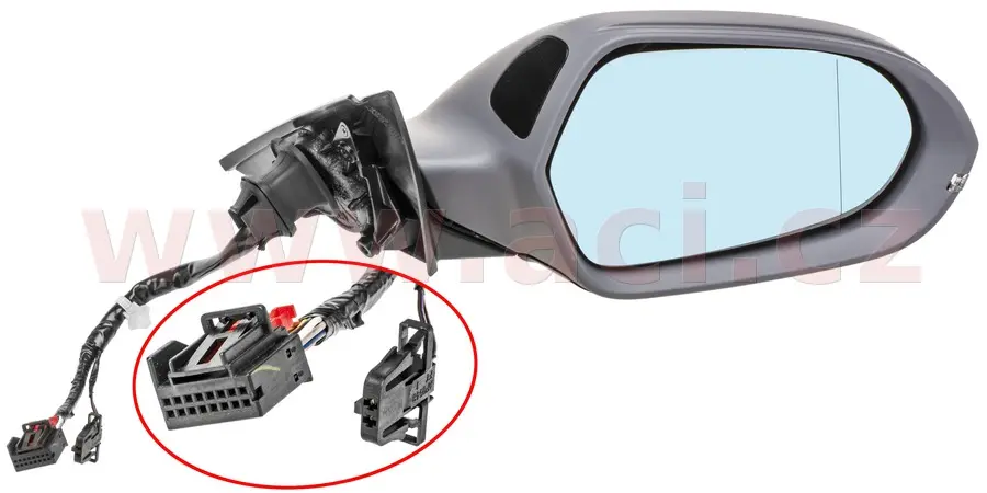 Vnější zpětné zrcátko VAN WEZEL 0342828
